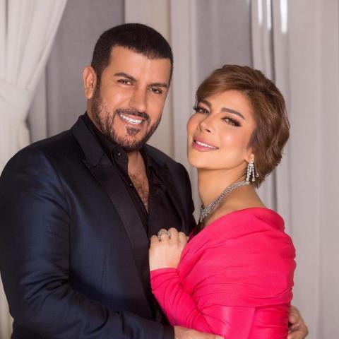 أصالة وزوجها فائق حسن - صورة من انستقرام