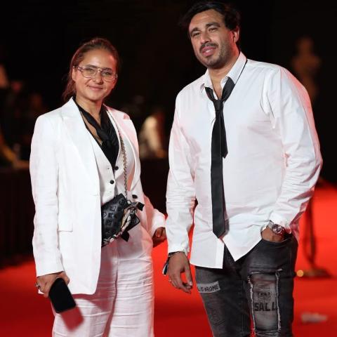 انتقادات لإطلالة نيللي كريم وزوجها هشام عاشور