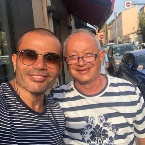 نجيب ساويرس وعمرو دياب- الصورة من السوشيال ميديا