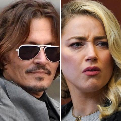 جوني ديب وآمبر هيرد - صورة معدلة من السوشيال ميديا