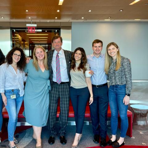 فريق المحاماة الذي دافع عن جوني ديب - صورة من حساب Brown Rudnick على تويتر