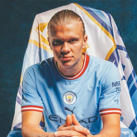 إرلينج هالاند - صورة من حسابه على تويتر