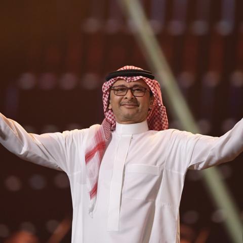 عبد المجيد عبدالله من حفله بالكويت - صورة من تويتر @RotanaLive