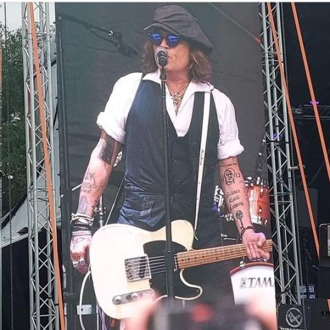 جوني ديب - صورة من السوشيال ميديا