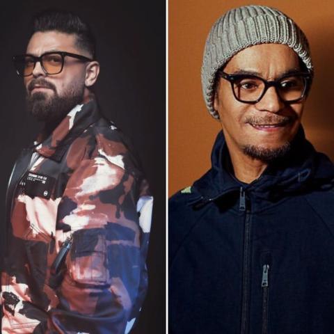 رابح صقر وعمر صباغ - صورة معدلة من السوشيال ميديا