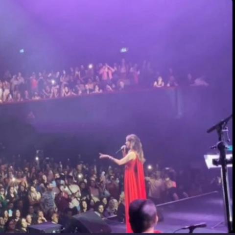 مانجا وتفاح في حفلة نانسي عجرم بباريس