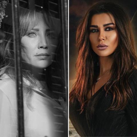 مشهد الكف بين سلافة معمار ونادين الراسي حديث الجمهور