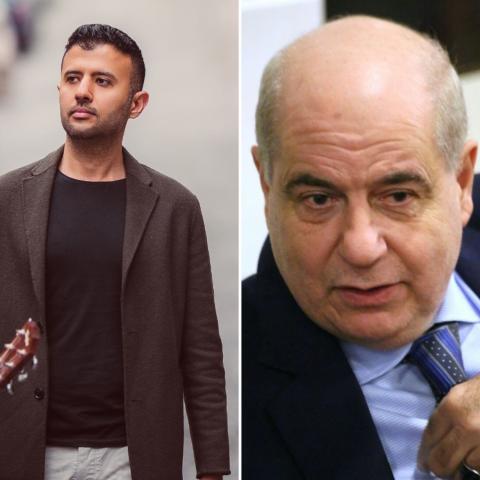 أحمد الإيباري وحمزة نمرة - صورة معدلة من السوشيال ميديا