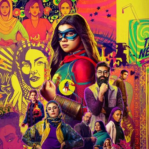 بوستر ميس مارفيل - صورة من حساب @DisneyPlus_MENA على تويتر