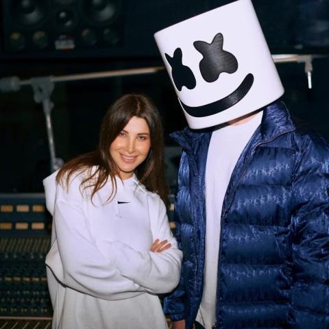 نانسي عجرم و مارشميلو - صورة من انستقرام