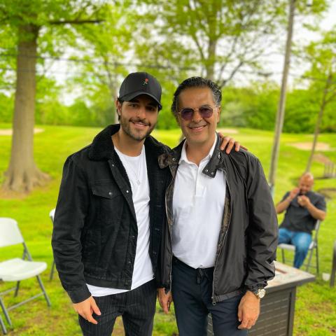 راغب علامة وابنه خالد - الصورة من تويتر