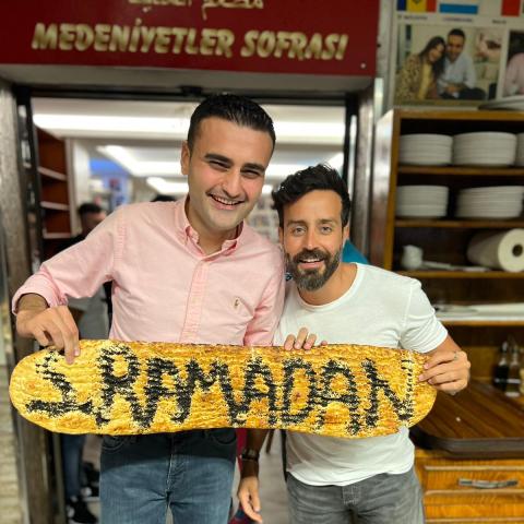 سعد رمضان والشيف بوراك - الصورة من تويتر