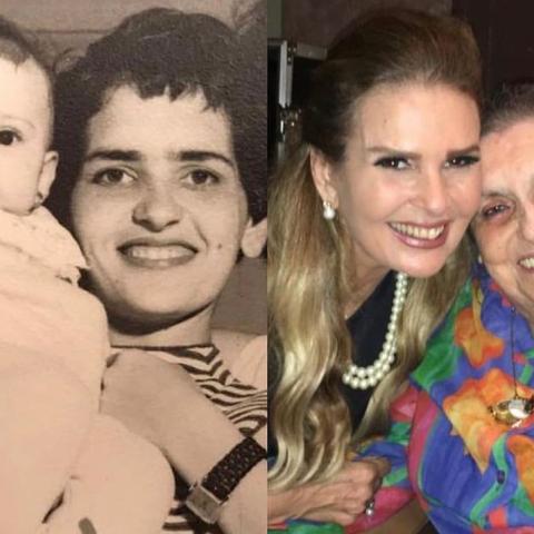 يسرا مع والدتها - الصورة من انستغرام