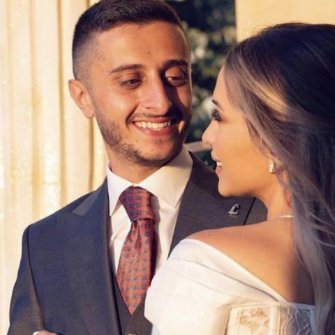 يزن النوباني وخطيبته