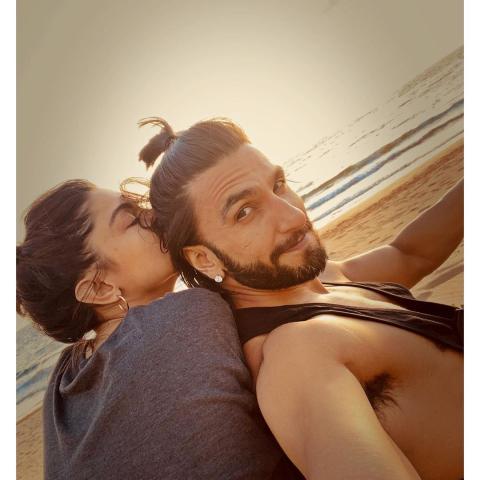 رانفير سينغ وديبيكا بادوكون- انستقرام @deepikapadukone