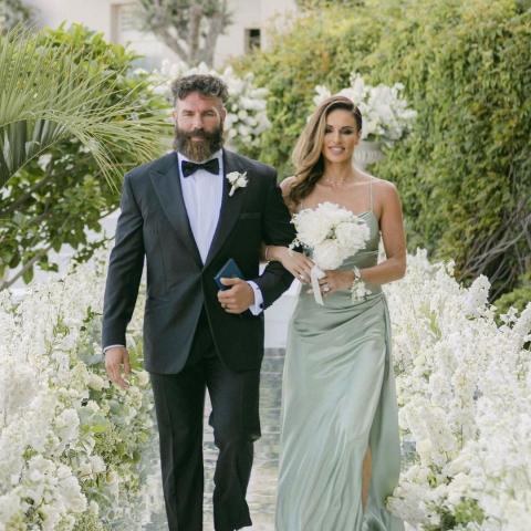 دان بيلزريان من زفافه - صورة من انستقرام