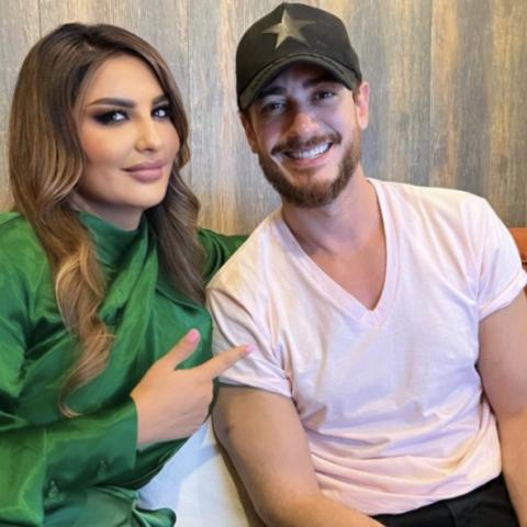 شذى حسون و سعد لمجرد - صورة من إنستغرام