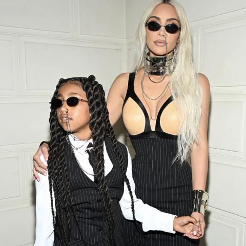 كيم كارداشيان وابنتها نورث- الصورة من إنستغرام