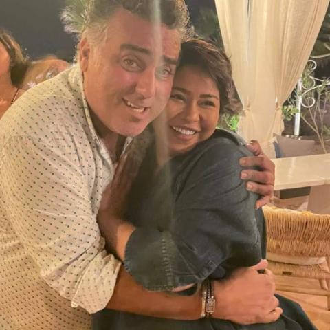 أحدث ظهور لشيرين عبدالوهاب برفقة تامر حبيب