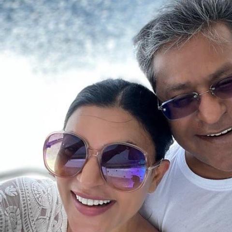 ارتباط لاليت مودي وسوشميتا  - الصورة من تويتر