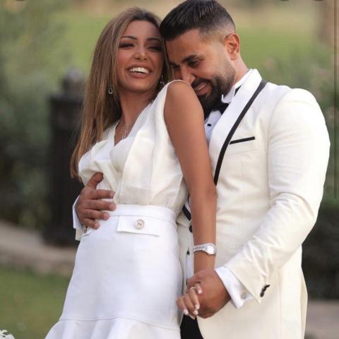 احمد سعد وزوجته علياء بسيوني - انستغرام