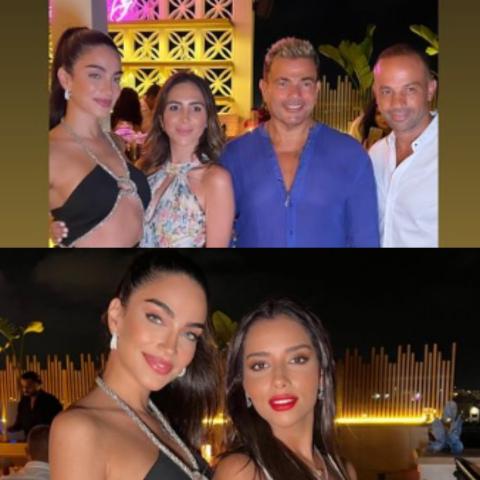 عمرو دياب وجيسيكا قهواتي وبلقيس وسلمى فتح الله