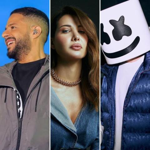 نانسي عجرم ومحمد حماقي في موسم الجيمرز