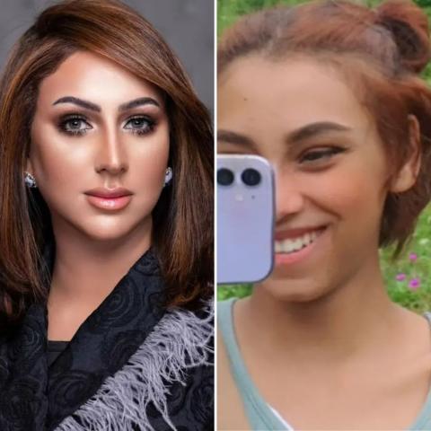 وفاء مكي وابنتها شهد - صورة معدلة من السوشيال ميديا