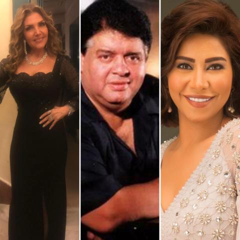 نادية مصطفى و شيرين والراحل حسن أبو السعود