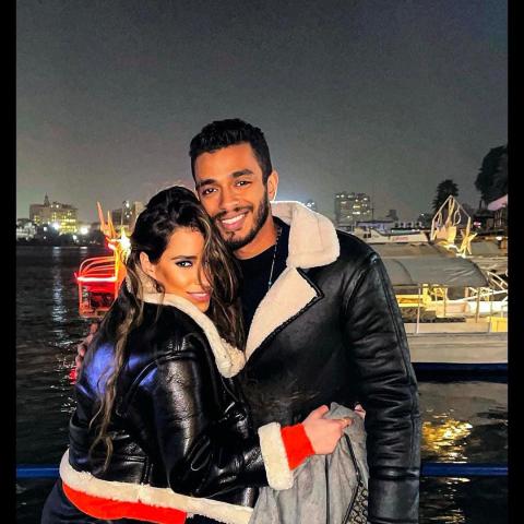 هنا وشقيقها محمد يسري - صورة من فيسبوك