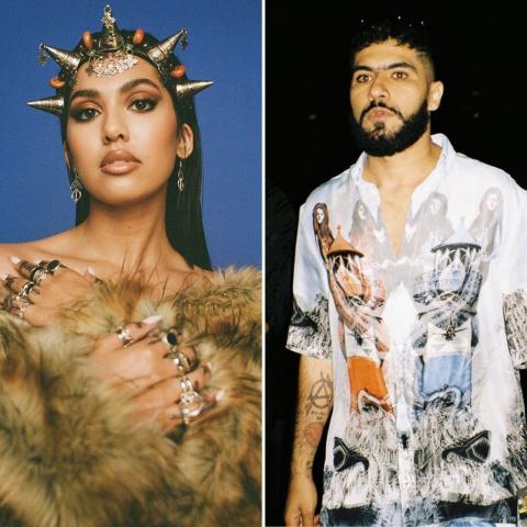 منال بنشليخة و الكراندي طوطو - صورة معدلة من السوشيال ميديا