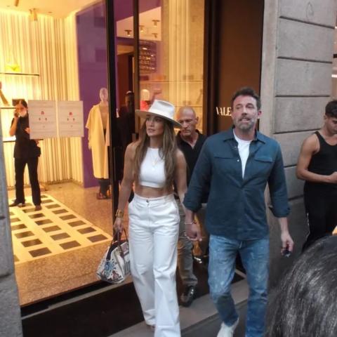 جينيفر لوبيز وبن أفليك من شهر العسل