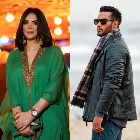 حورية فرغلي و محمد رمضان من انستغرام
