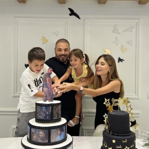 رامي عياش يحتفل بعيد ميلاده برفقة عائلته
