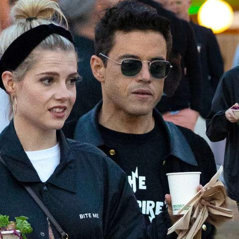 رامي مالك برفقة حبيبته