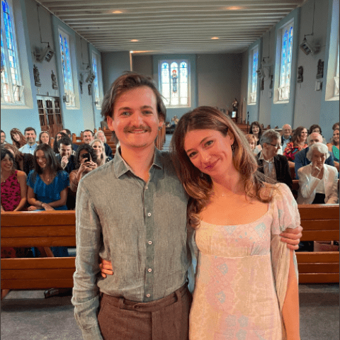 جاك غليسون وRoisin O'Mahony - تويتر @pastylynch