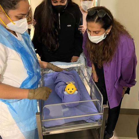 ريا كابور مع ابنة أختها سونام كابور