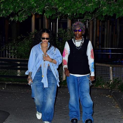 ريهانا وروكي في أحدث ظهور