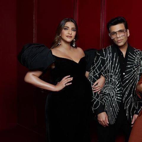 سونام وأرجون كابور مع كاران جوهر - الصورة من انستغرام