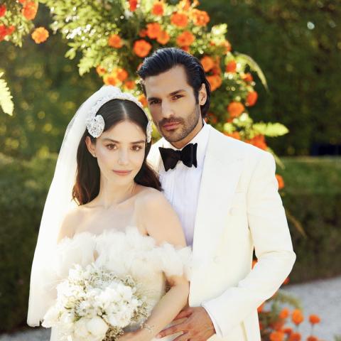 سيركان تشاي اوغلو و اوزجي جوريل من زفافهم