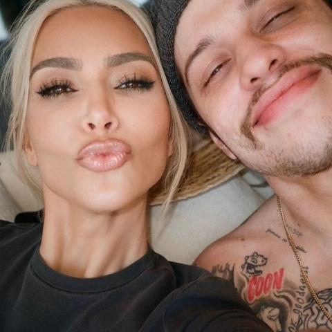 كيم كارداشيان و بيت ديفيدسون من انستغرام