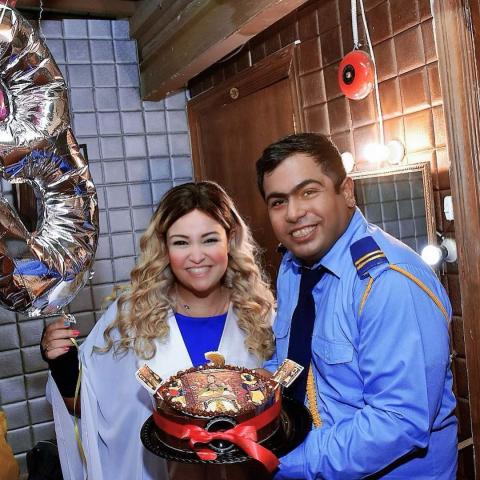 ويزو وزوجها شريف حسني