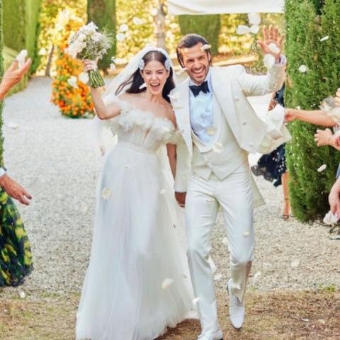 حفل زفاف أوزجي غوريل وسيركان  تشاي أوغلو في إيطاليا