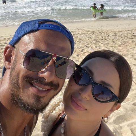 نسرين طافش وزوجها - صورة من انستغرام