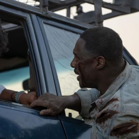 إدريس إلبا في صورة من فيلم Beast - انستقرام @universalpicturesuk