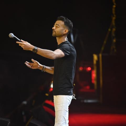 هيثم شاكر من حفل فورها في جدة - صورة من تويتر