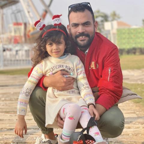 خالد وابنته وصورة من إنستغرام