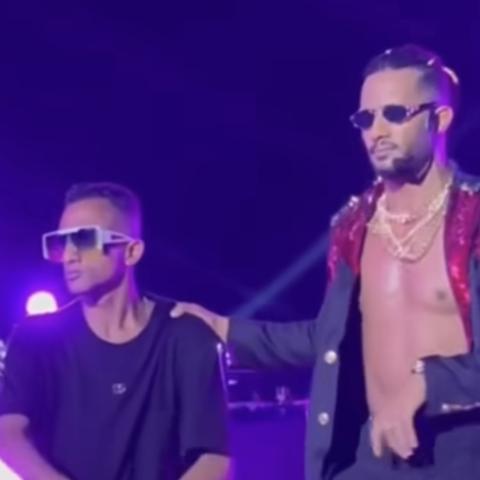 علاء يتصدر المشهد في حفل محمد رمضان