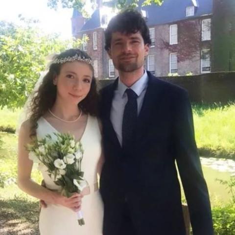 من زفاف ايجه يوكسال - صورة من السوشيال ميديا