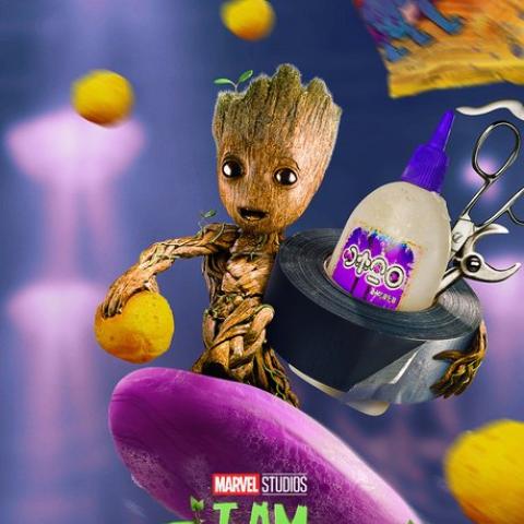 I Am Groot - صورة من حساب @MarvelStudios على تويتر